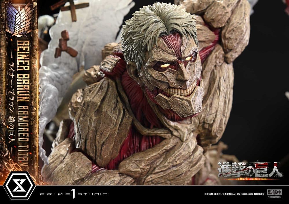 Attack on Titan (TV animation) Ultimate Diorama Masterline Statue Reiner Braun Armored Titan Bonus Version 75 cm – Bild 15