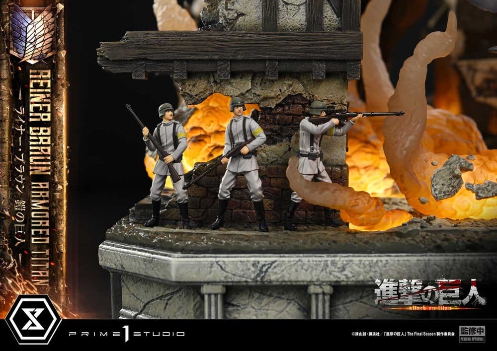 Attack on Titan (TV animation) Ultimate Diorama Masterline Statue Reiner Braun Armored Titan Bonus Version 75 cm – Bild 19