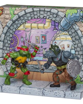 Teenage Mutant Ninja Turtles: Remastered Actionfiguren Raphael vs. Rocksteady