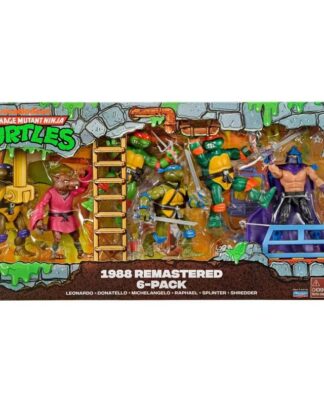 Teenage Mutant Ninja Turtles 6er-Pack Actionfiguren 1988 Remastered heo EU Exclusive