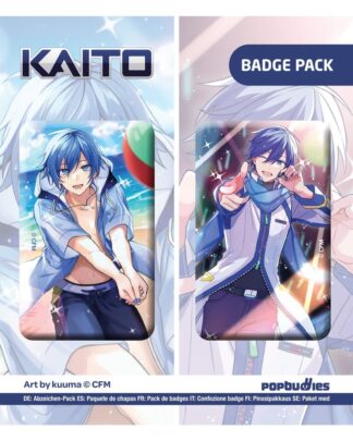 Vocaloid Ansteck-Button 2er-Pack Kaito (Art by kuuma)