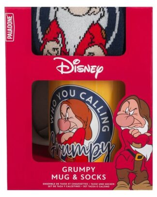 Disney Tasse und Socken Set Schneewittchen Who You Calling Grumpy