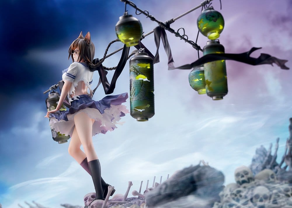 Comics Bakemonogatari PVC Figur 1/7 Tsubasa Hanekawa 26 cm – Bild 7