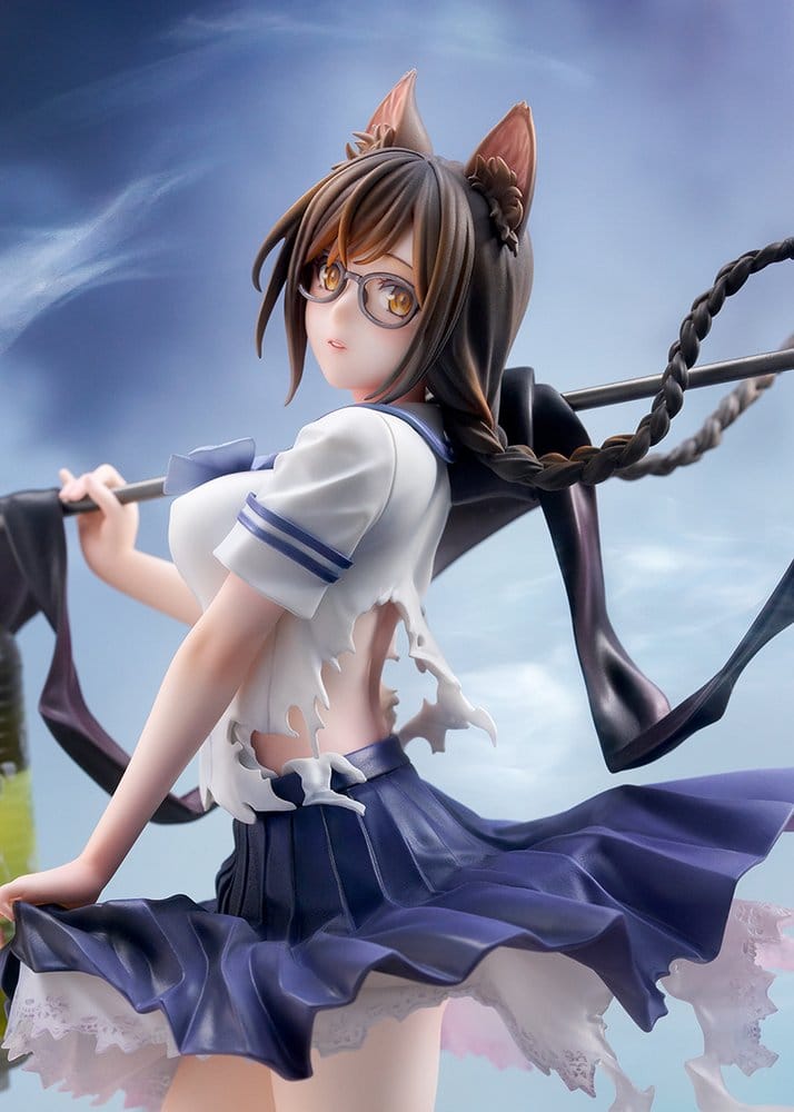 Comics Bakemonogatari PVC Figur 1/7 Tsubasa Hanekawa 26 cm – Bild 9