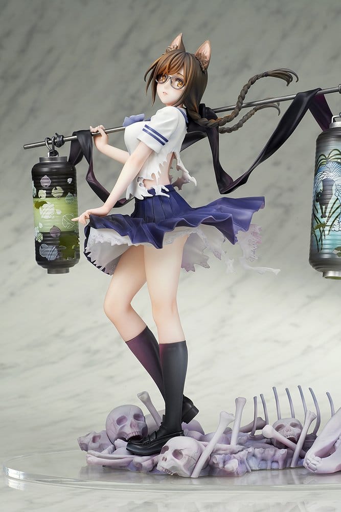 Comics Bakemonogatari PVC Figur 1/7 Tsubasa Hanekawa 26 cm – Bild 12