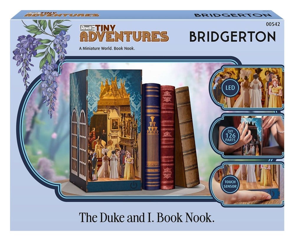 Bridgerton Tiny Adventures Book Nook Mini-Diorama The Duke and I 18 cm – Bild 4