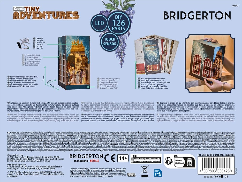 Bridgerton Tiny Adventures Book Nook Mini-Diorama The Duke and I 18 cm – Bild 6