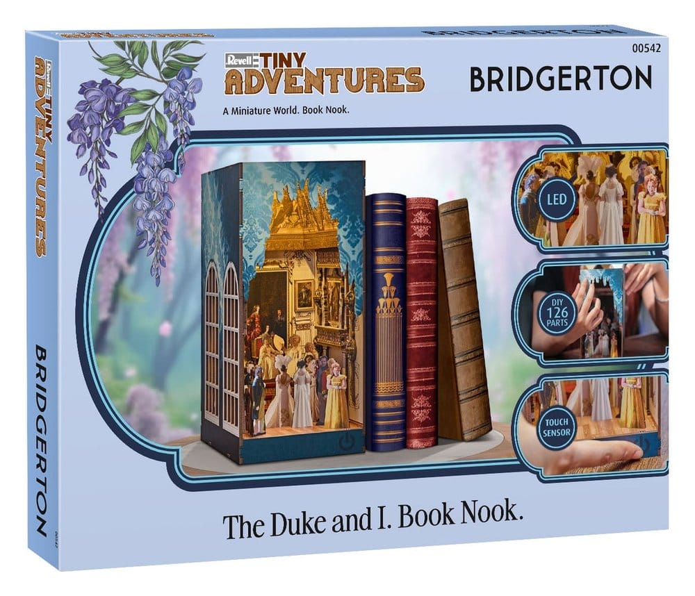 Bridgerton Tiny Adventures Book Nook Mini-Diorama The Duke and I 18 cm – Bild 7