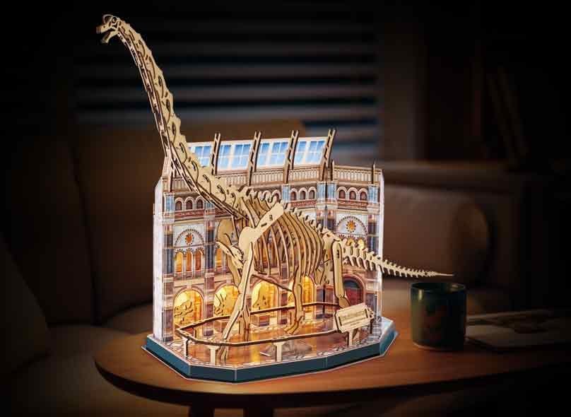 Revell Tiny Adventures Natural Museum 3D-Holzpuzzle Brachiosaurus Skeleton 58 cm – Bild 2