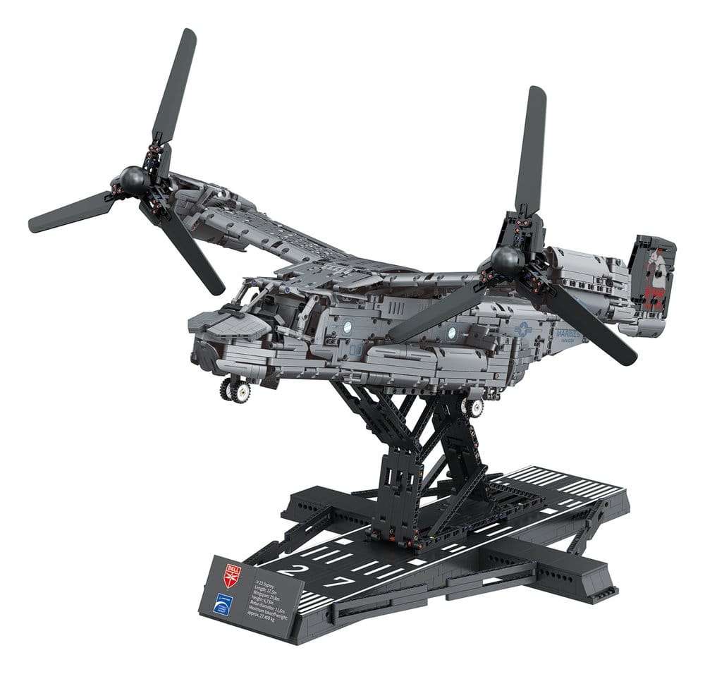Bell Boeing Brick System Klemmbaustein Set V-22 Osprey 68 cm – Bild 2