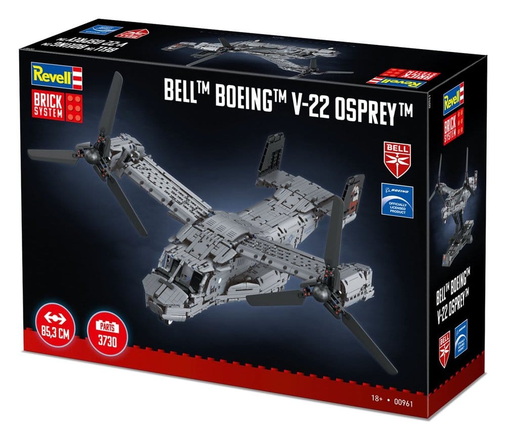 Bell Boeing Brick System Klemmbaustein Set V-22 Osprey 68 cm – Bild 8