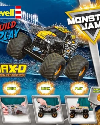 Monster Jam Revell Build & Play Bausatz Monster Jam Max-D