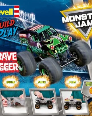 Monster Jam Revell Build & Play Bausatz Monster Jam Grave Digger