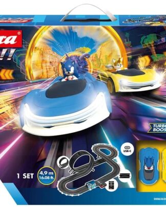 Sonic the Hedgehog Carrera GO!!! Autorennbahn Set Sonic Racing CrossWorlds