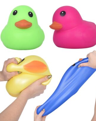 Squishy Dehnbare Figuren Ente 4er-Sortiment 15 cm Display (4)