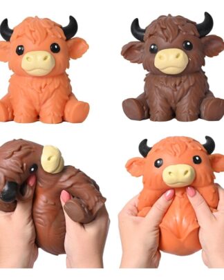 Squishy Dehnbare Figur Highland Bull 14 cm Display (6)