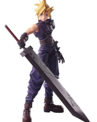 Final Fantasy VII Bring Arts Actionfigur Cloud Strife Digital Plus Edition 15 cm