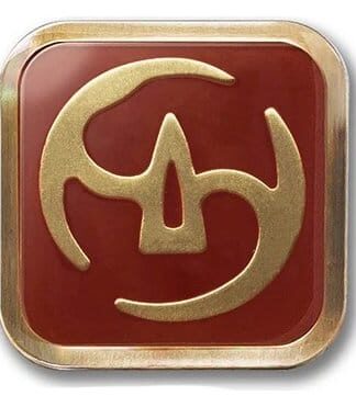 Final Fantasy XIV Job Ansteck-Button Samurai