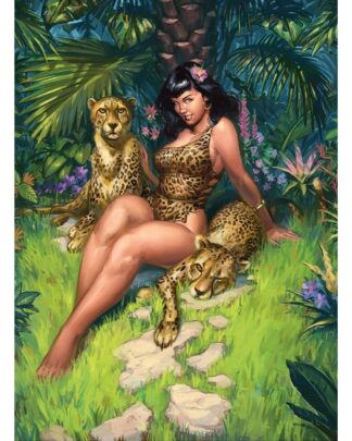 Bettie Page Kunstdruck Jungle Bettie 46 x 61 cm - ungerahmt
