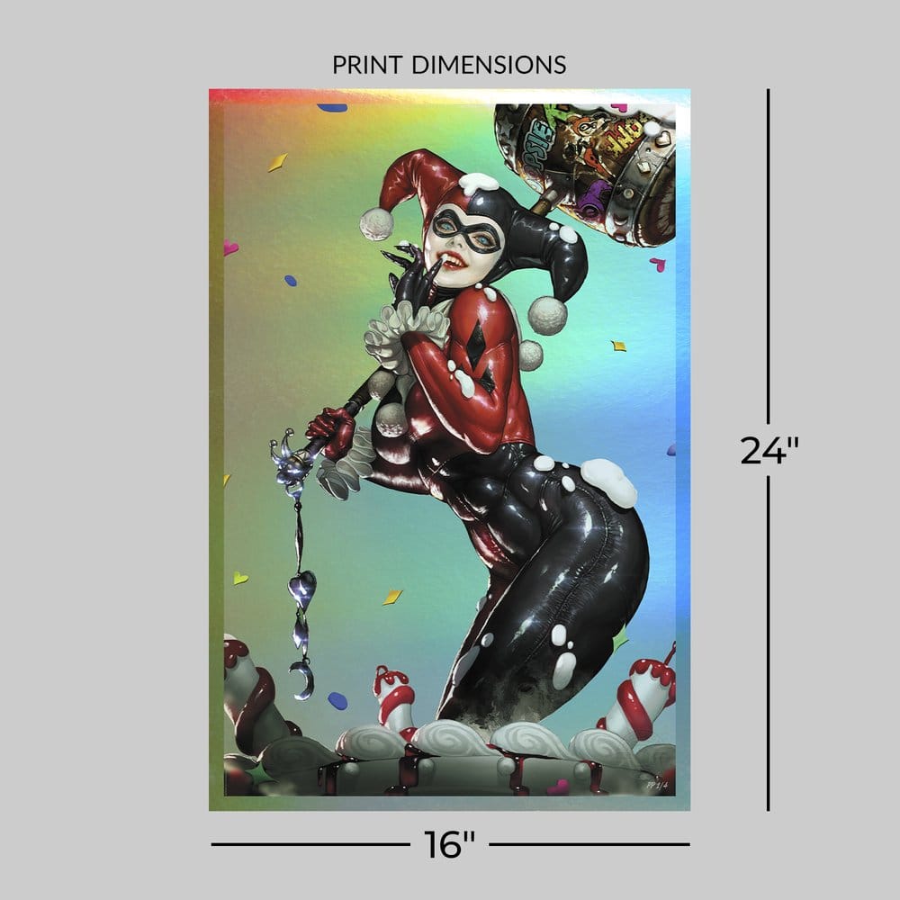 DC Comics Kunstdruck Harley Quinn (Exclusive Edition) 41 x 61 cm - ungerahmt – Bild 3