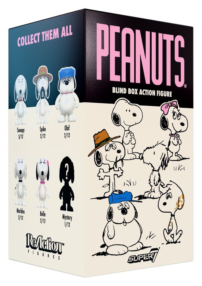 Peanuts ReAction Actionfiguren Snoopy's Siblings Wave 10 Blind Box 10 cm Display (12) – Bild 8