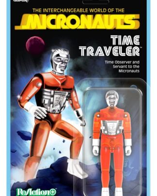 Micronauts ReAction+ Actionfigur Wave 04 Time Traveler (Translucent Orange)