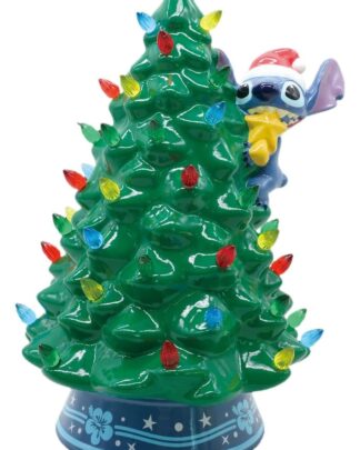 Disney Keramik-Weihnachtsbaum mit Lichtern Stitch 30 cm