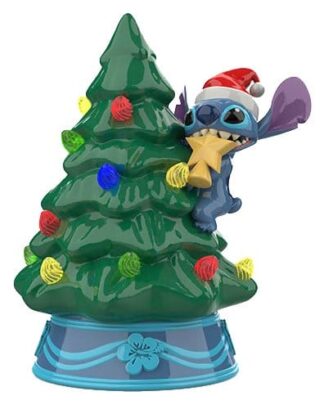 Disney Keramik-Weihnachtsbaum mit Lichtern Stitch 15 cm