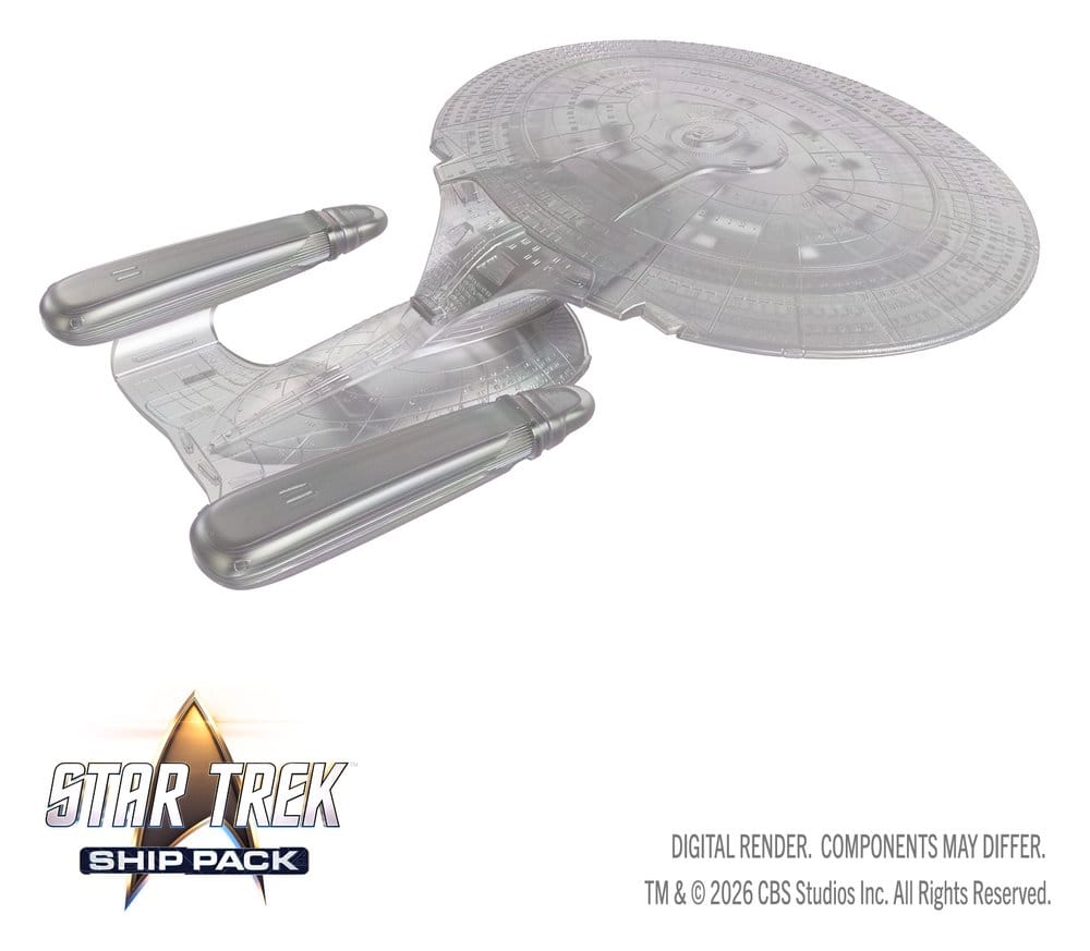 Star Trek Ship Pack Boxed Miniaturen vorbemalt U.S.S. Enterprise - 60th Anniversary Edition 22 cm – Bild 5