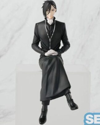 Black Butler: Boarding School Arc PM Perching PVC Statue Sebastian Michaelis 16 cm