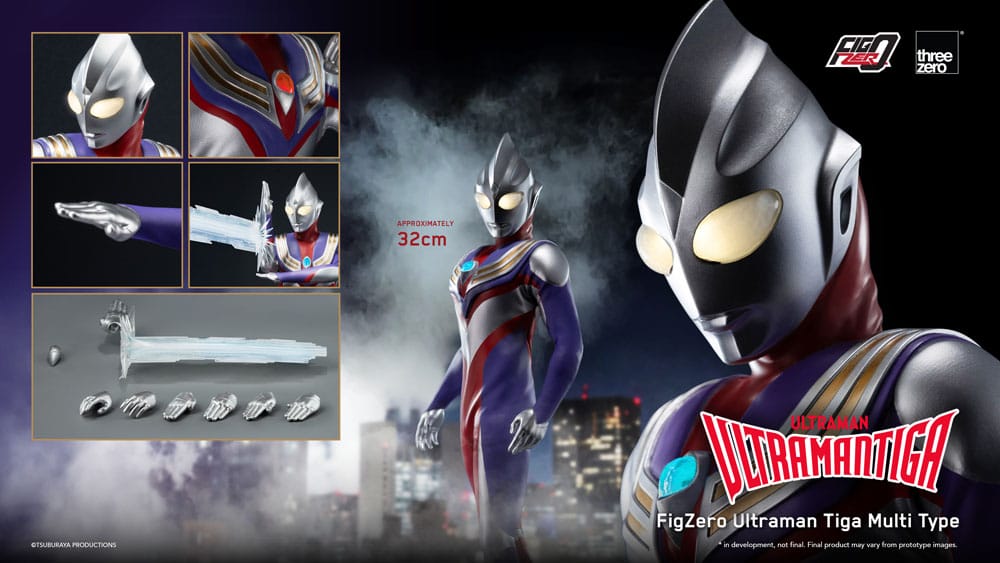 Ultraman Tiga FigZero Actionfigur 1/6 Ultraman Tiga Multi Type 32 cm – Bild 15