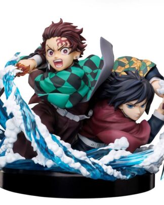 Demon Slayer: Kimetsu no Yaiba PVC Statue Tanjiro & Giyuu 13 cm