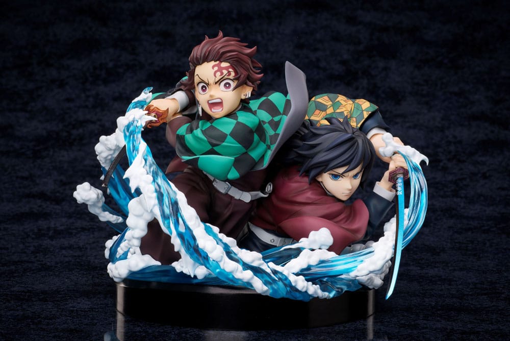 Demon Slayer: Kimetsu no Yaiba PVC Statue Tanjiro & Giyuu 13 cm – Bild 2