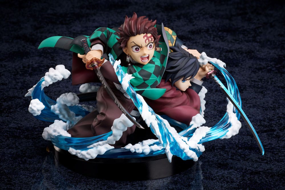 Demon Slayer: Kimetsu no Yaiba PVC Statue Tanjiro & Giyuu 13 cm – Bild 3