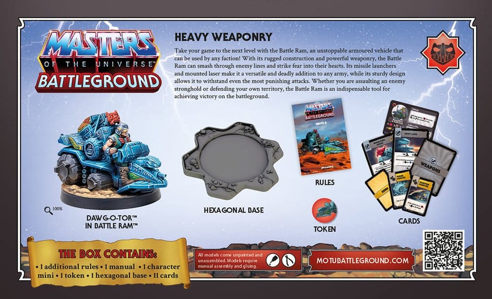 Masters of the Universe: Battleground Miniaturenspiel Wave 6: Fighting Foe Men Faction *Spanische Version* – Bild 6