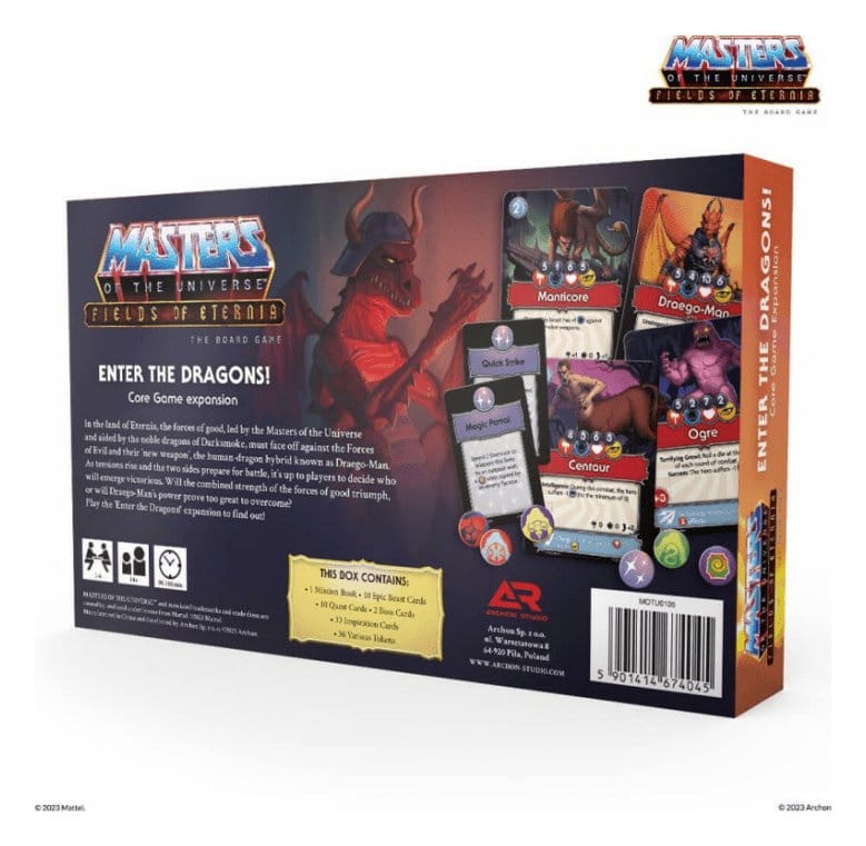 Masters of the Universe Brettspiel-Erweiterung Fields of Eternia - Enter the Dragons! *Italienische Version* – Bild 2