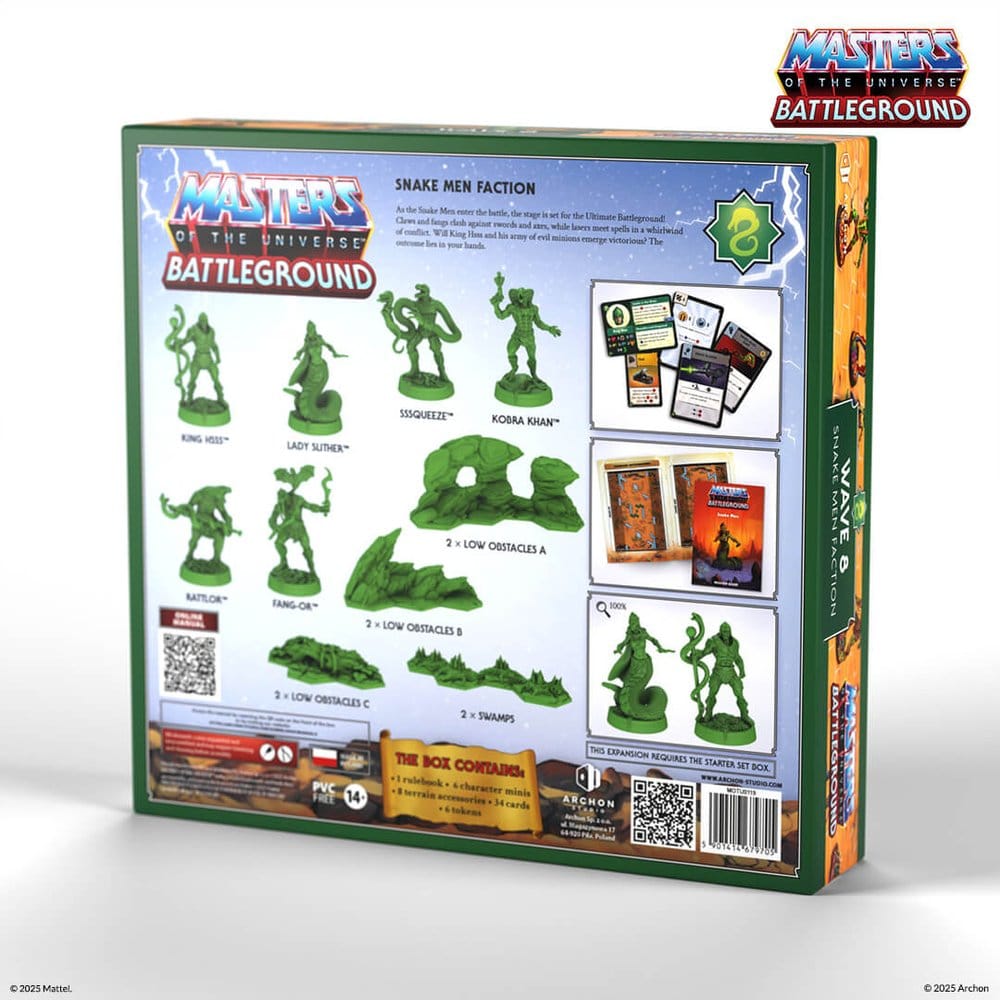 Masters of the Universe: Battleground Miniaturenspiel Wave 8: Snake Men Faction *Italienische Version* – Bild 2