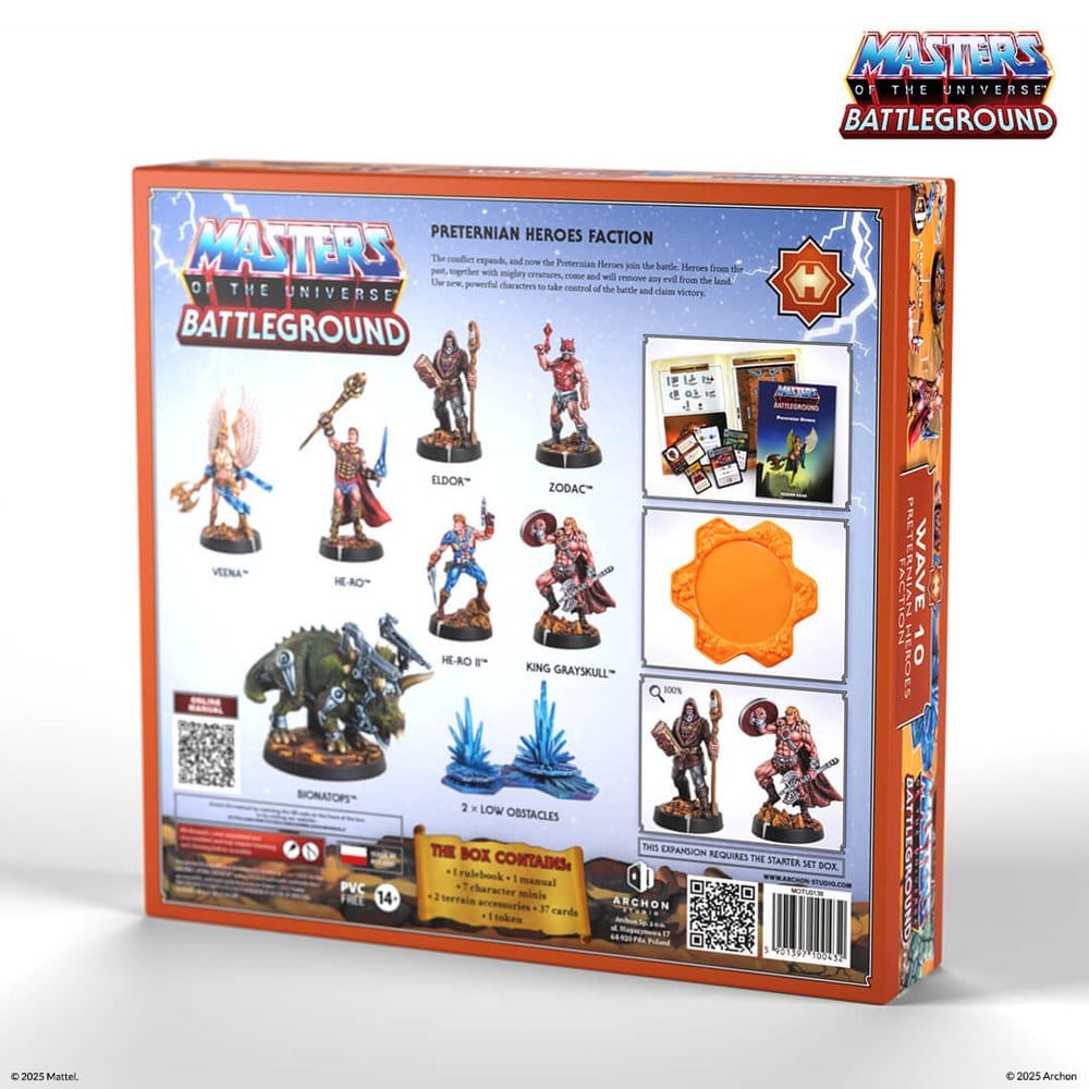 Masters of the Universe: Battleground Miniaturenspiel Wave 10: Preternian Heroes Faction *Deutsche Version* – Bild 2