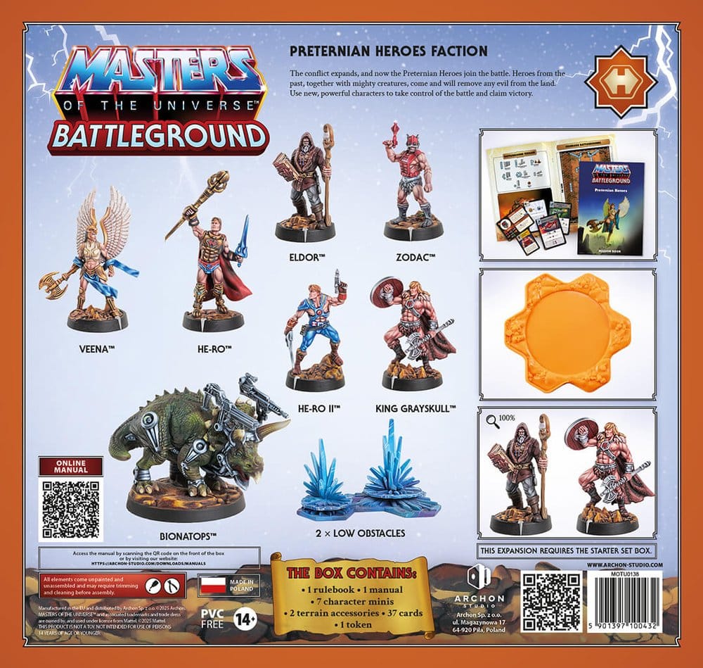 Masters of the Universe: Battleground Miniaturenspiel Wave 10: Preternian Heroes Faction *Deutsche Version* – Bild 6