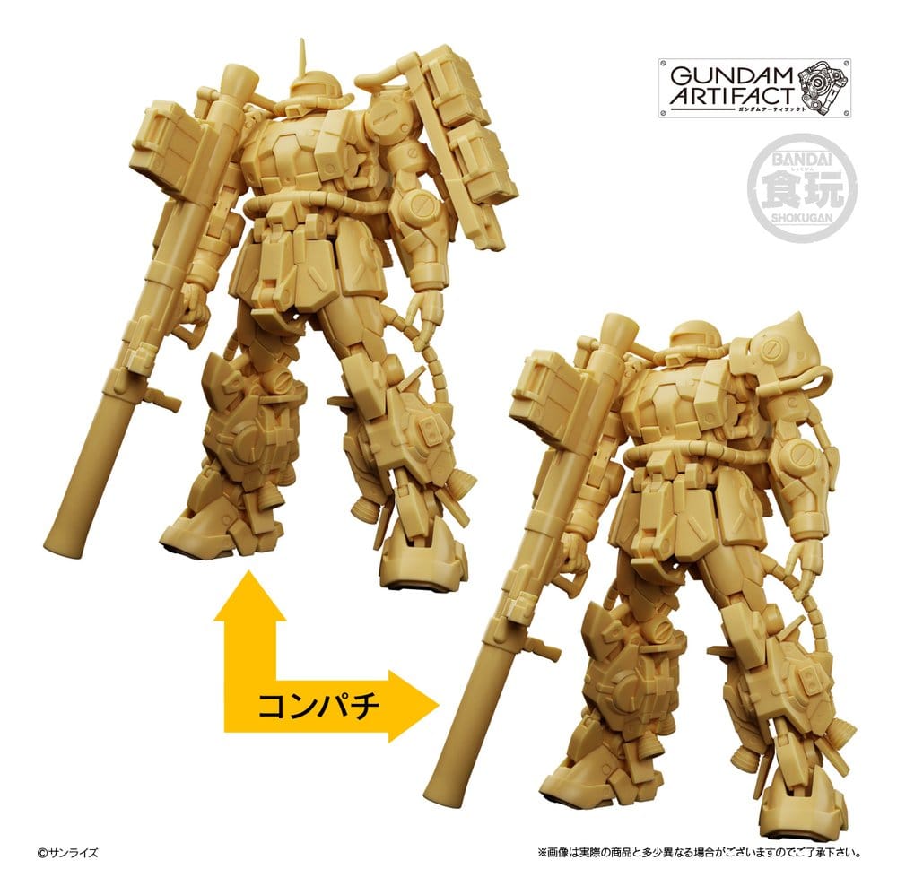 Gundam Artifact Plastikmodellbausatz Best Selection 6 cm Sortiment (6) – Bild 3