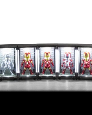Marvel Mini Egg Minifiguren Iron Man Hall of Armor Blind Box Sortiment (6) 8 cm
