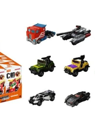 Transformers Blokees Plastic Model Kit Wheels 1:64 Blind Box Display (12)