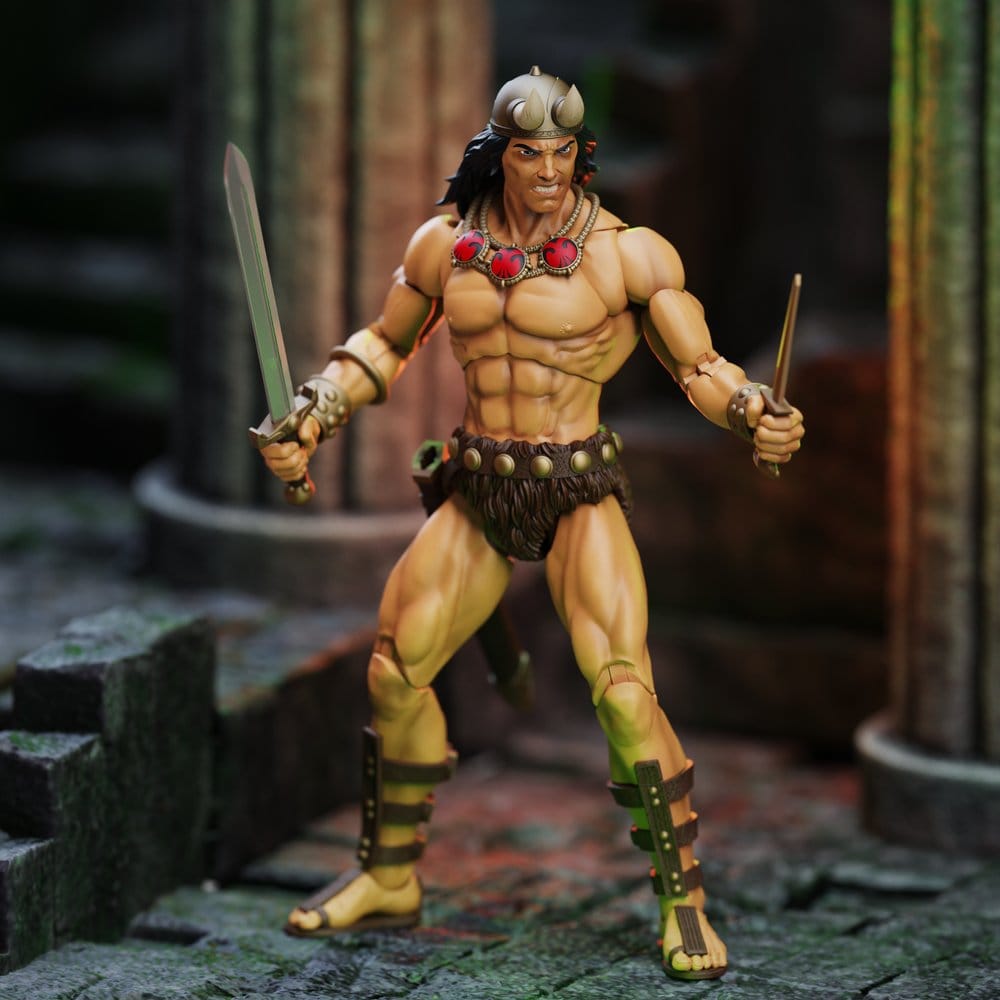 Conan der Barbar Epic H.A.C.K.S. Actionfiguren The Tower of the Elephant Set: Young Conan and Yag Kosha – Bild 4