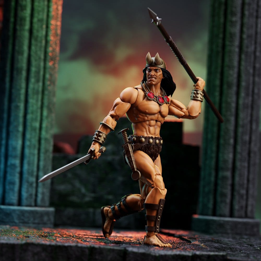 Conan der Barbar Epic H.A.C.K.S. Actionfiguren The Tower of the Elephant Set: Young Conan and Yag Kosha – Bild 7