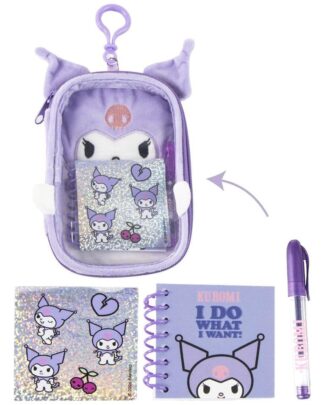 Sanrio Plüsch Schreibwaren-Set Kuromi