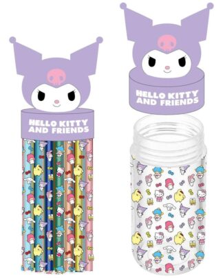 Sanrio Stiftebox mit Zubehör Kuromi