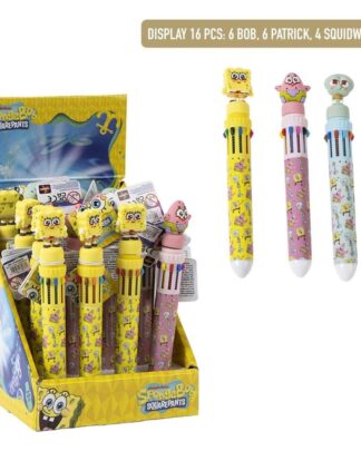 SpongeBob Schwammkopf Zehnfarbkugelschreiber Display (16)