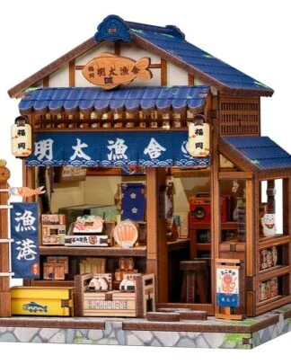 Miniature House Model Kit Fukuoka Mentaiko Kitchen 11 x 9 cm