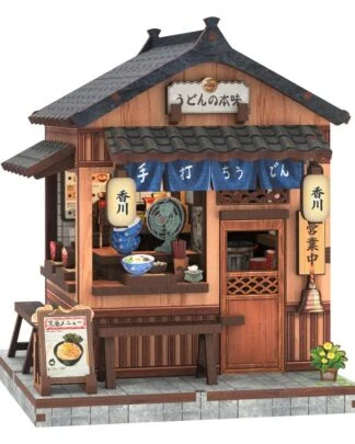 Miniature House Model Kit Kagawa Udon House 11 x 9 cm