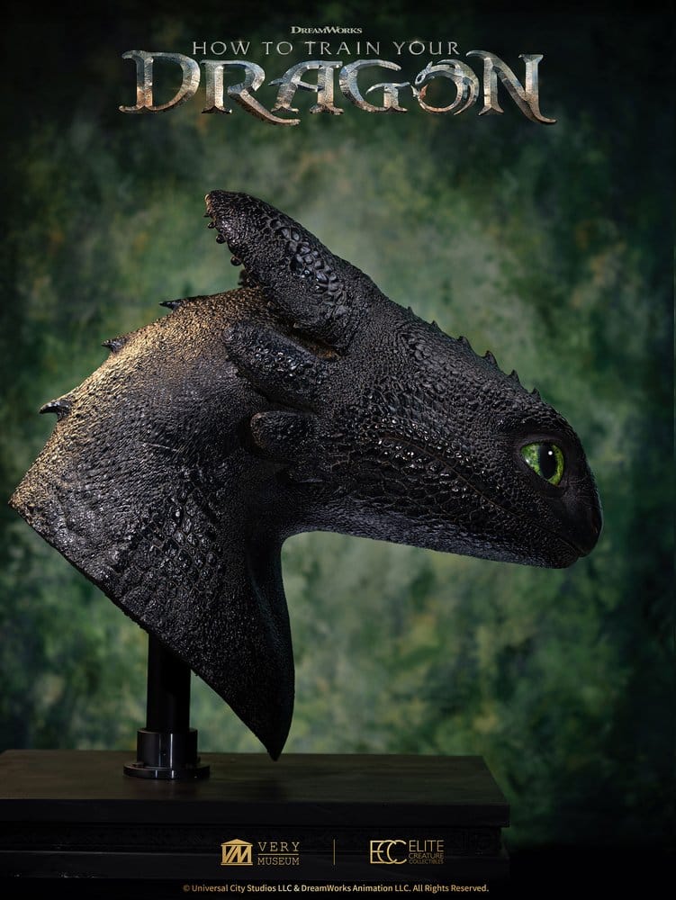 Drachenzähmen leicht gemacht Life Size Büste Toothless (Ohnezahn) 66 cm – Bild 4